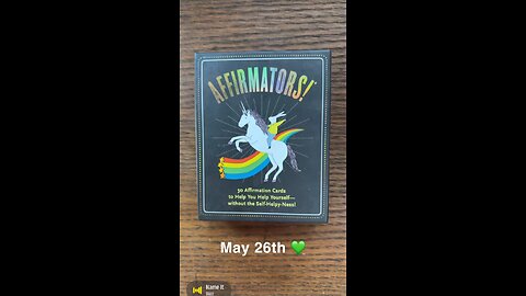 5/26/23 card: manifestation
