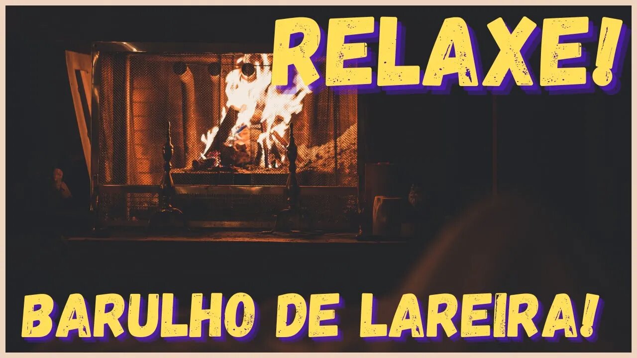 Relaxe e Descanse já! Som de lareira tranquilizante! Durma, medite, estude e ore!