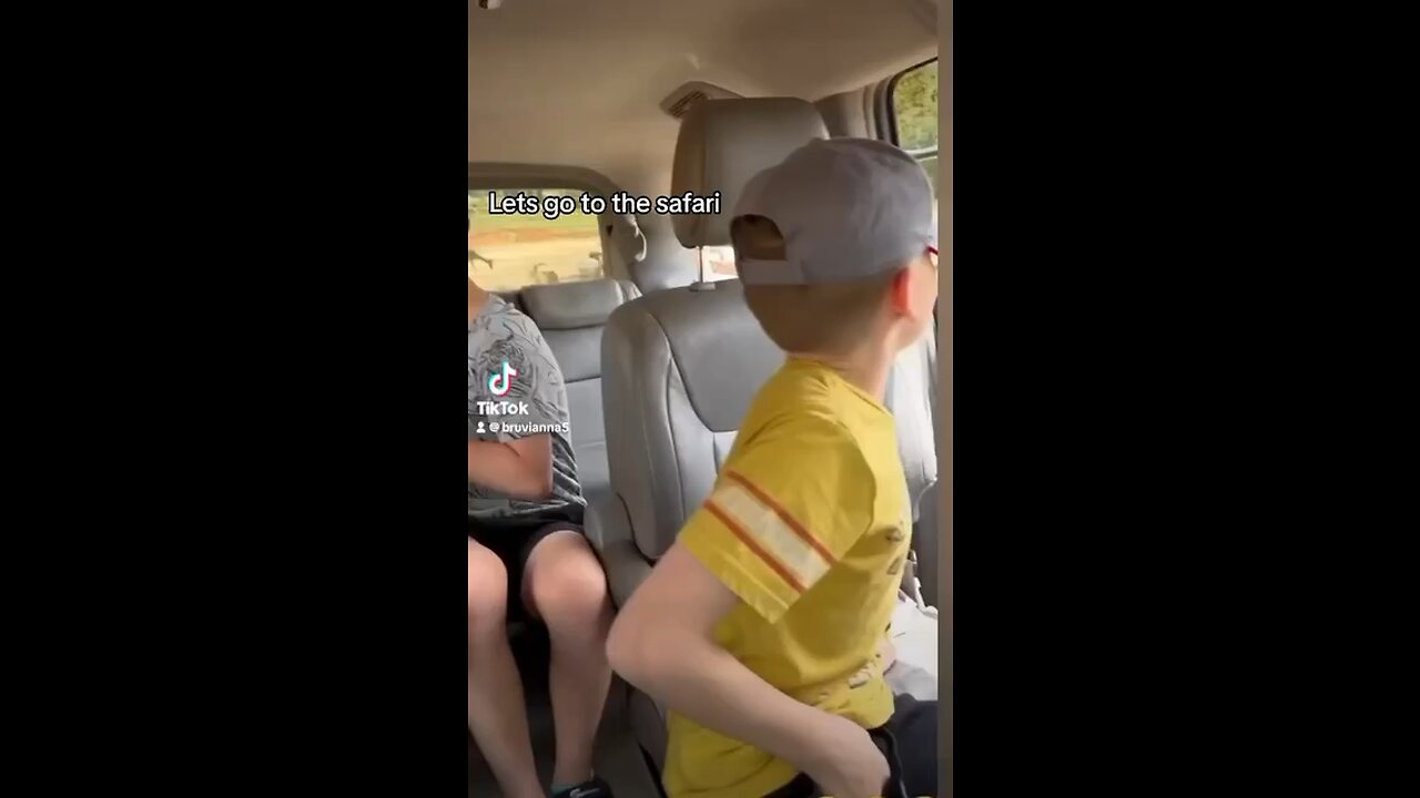 Kids at the safari