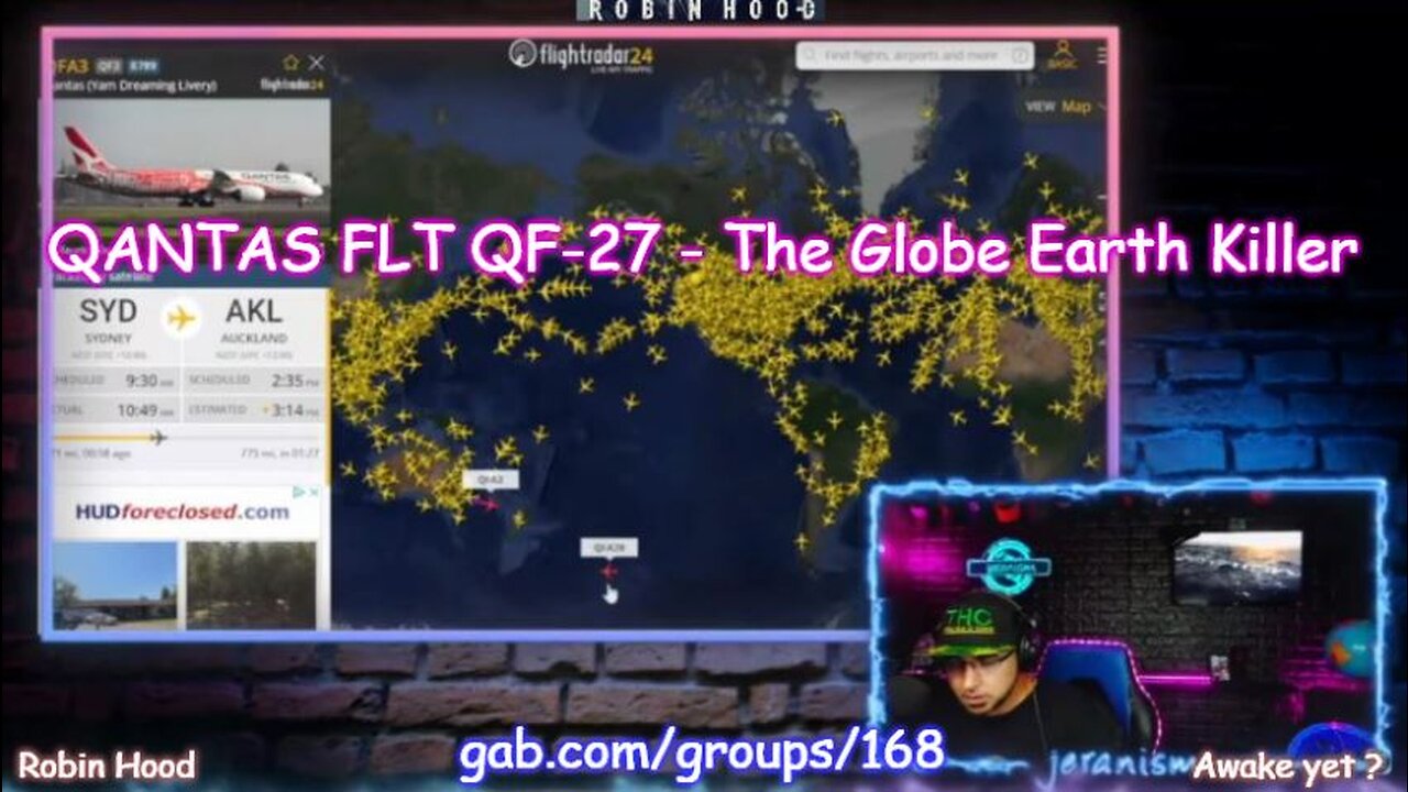 QANTAS FLT QF-27 - The Globe Earth Killer