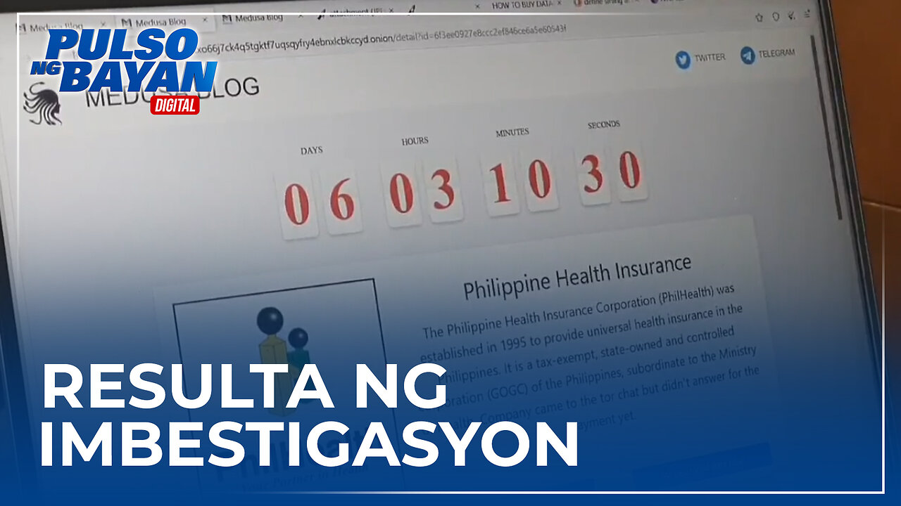 PhilHealth, inaantabayanan ang resulta ng imbestigasyon ng DICT sa Medusa Ransomware attack