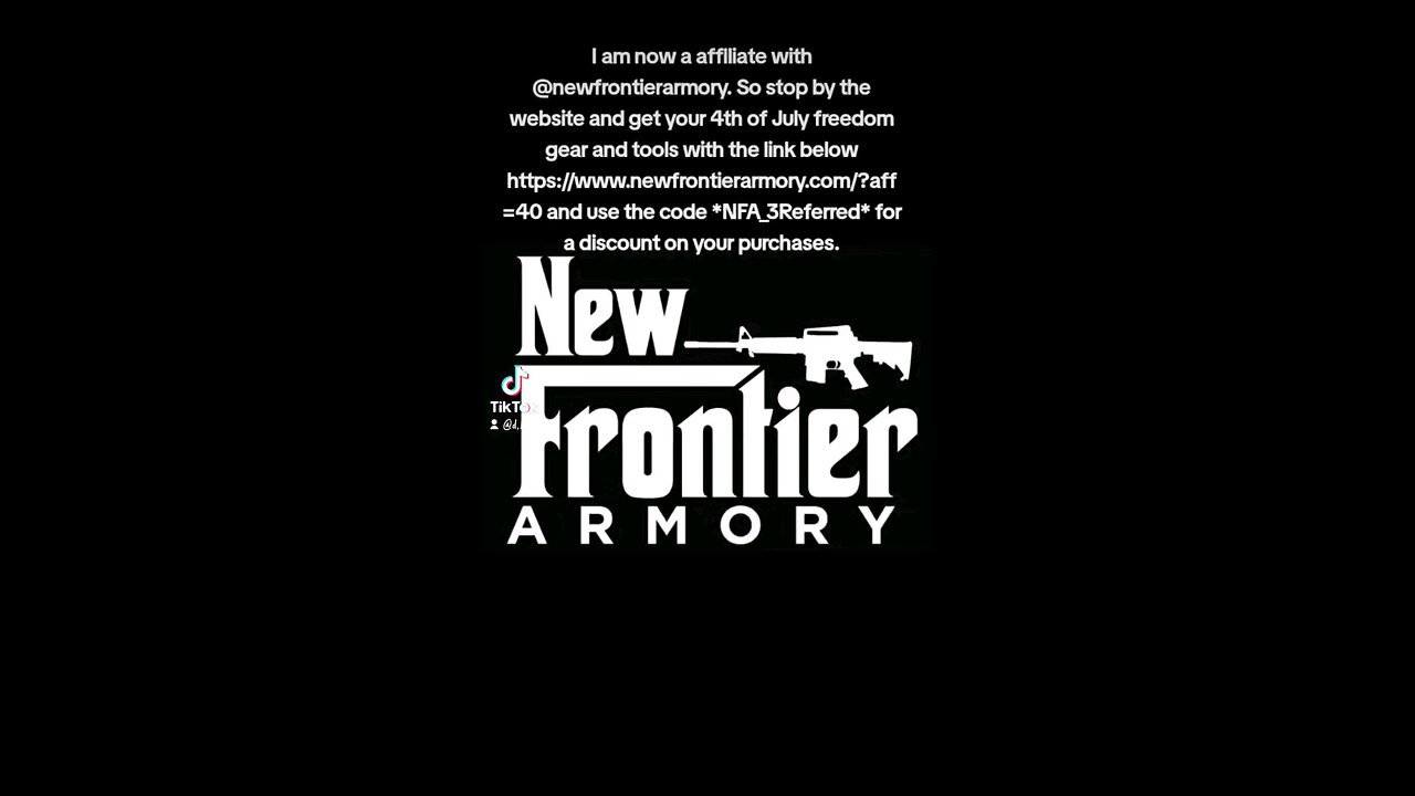 IM AN NEW FRONTIER ARMORY AFFILIATE