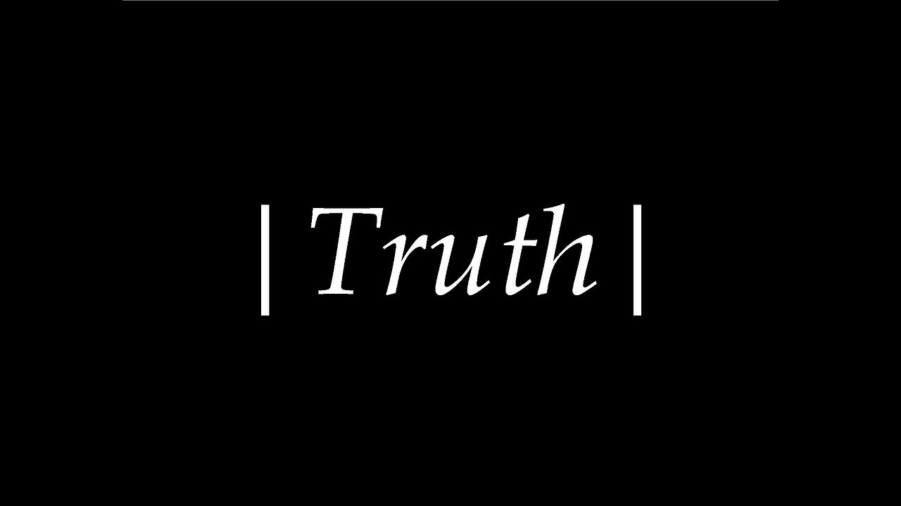 The Biblical Concept Of Truth