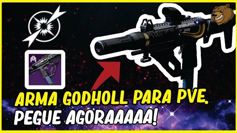 DESTINY 2 │ ARMA GODROLL PARA PVE. PEGUE AGORA!