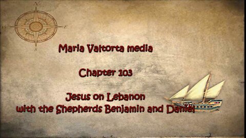 Jesus on Lebanon with the Shepherds Benjamin and Daniel.