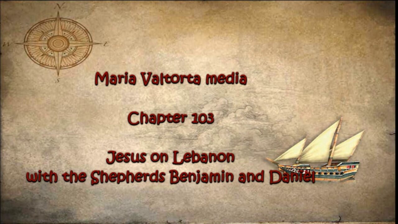Jesus on Lebanon with the Shepherds Benjamin and Daniel.