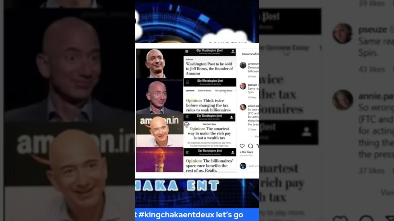 Bezos writes his own narrative