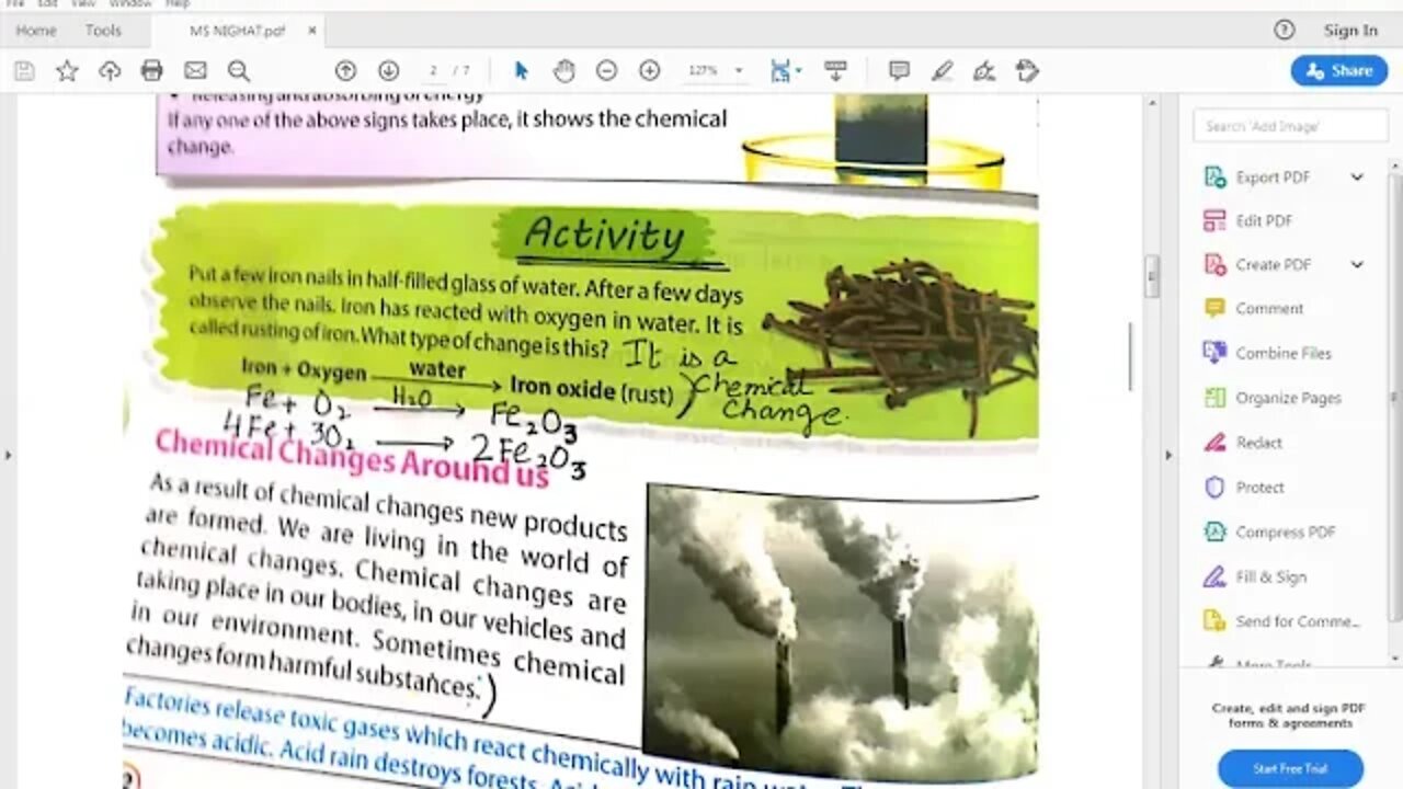 Class 7th Science Ch 8 Part III 13 07 2020
