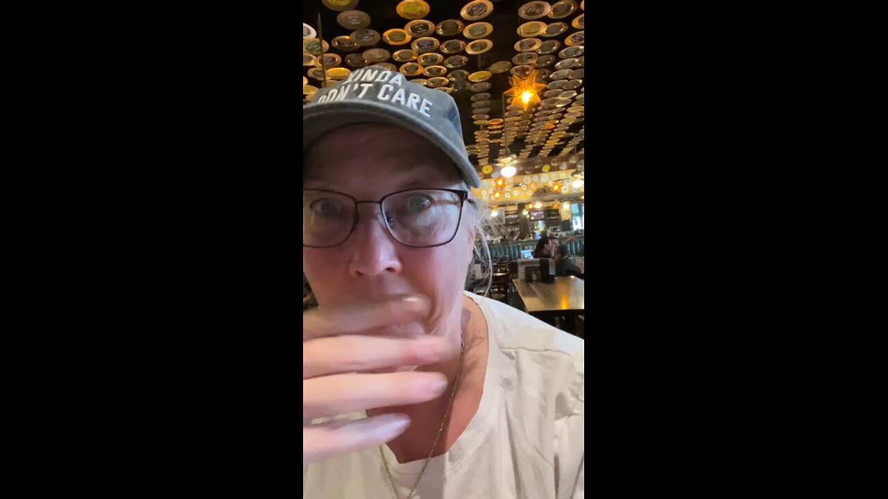 Sunday lunch with a cackler behind me
