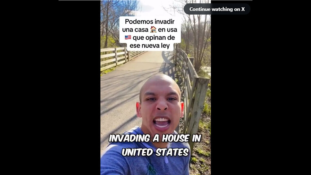 "INVADE UNOCCUPIED U.S. HOMES!"