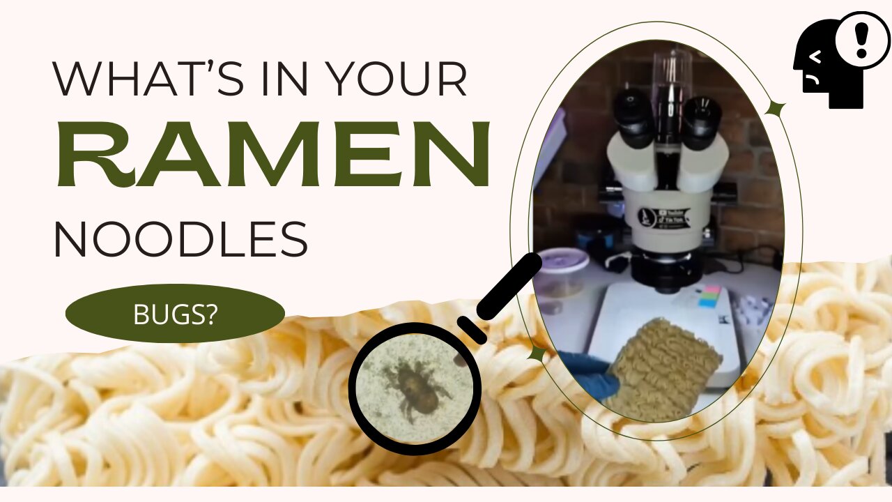 What's in your Ramen Noodles? This is disgusting!