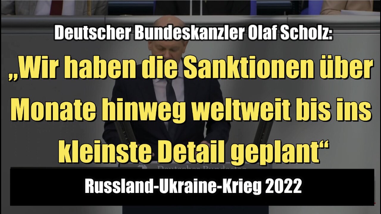 Olaf Scholz: Russland-Sanktionen wurden über Monate hinweg bis ins kleinste Detail geplant