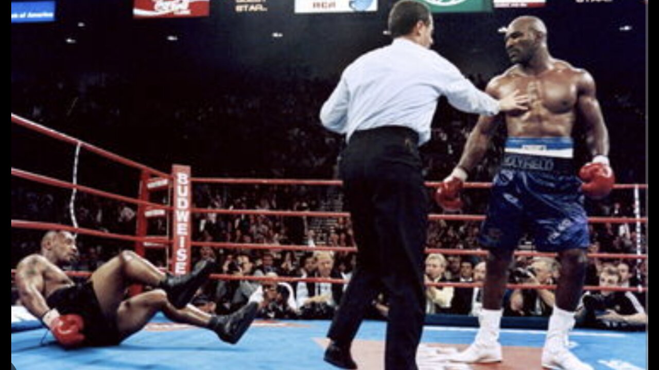 Tyson VS Holyfield 1 highlights! BEST FIGHT EVER!!!