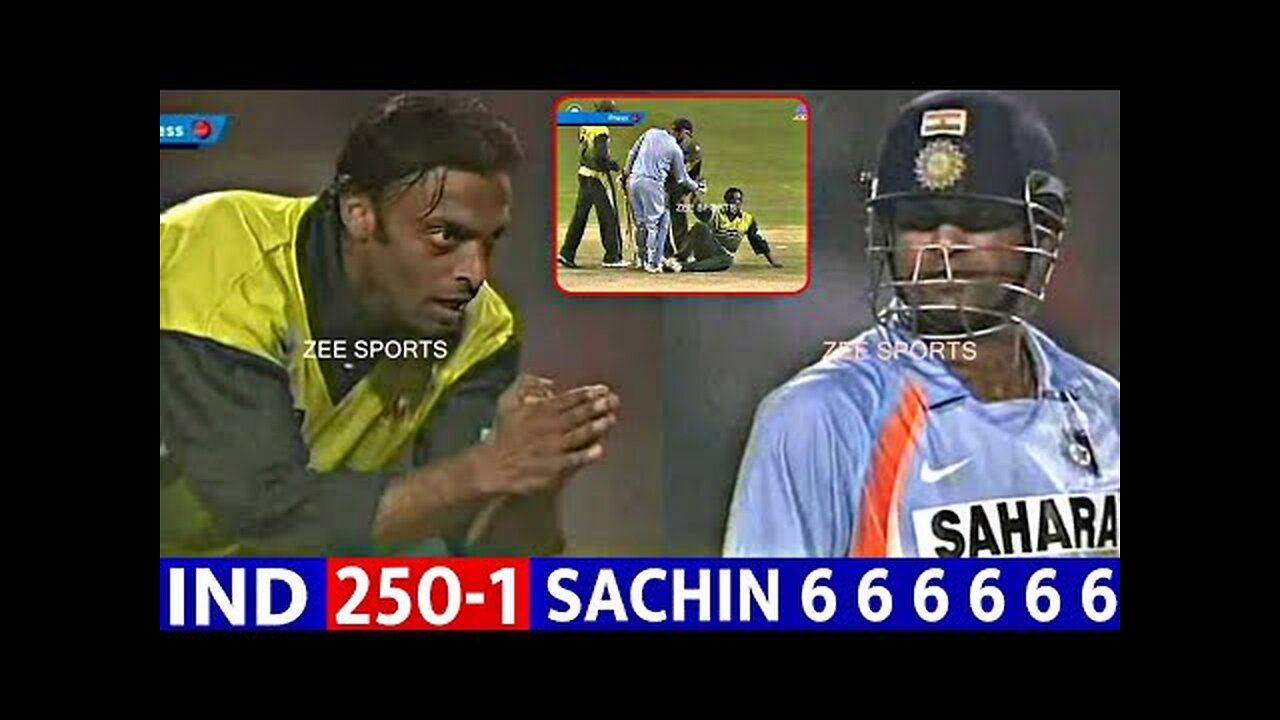 SACHIN Destroy SHOIAB AKHTAR Hit 97 Runs vs Pak 2007 | IND VS PAKISTAN | MOST SHOCKING FIGHT