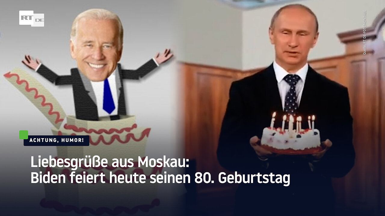 Liebesgrüße aus Moskau: Biden feiert heute seinen 80. Geburtstag