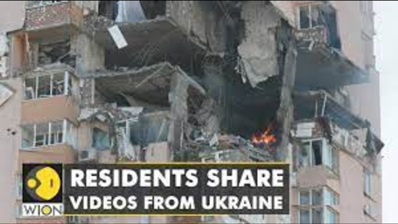 Amid the ongoing Russian invasion of Ukraine, residents share videos from bomb shelters | WION