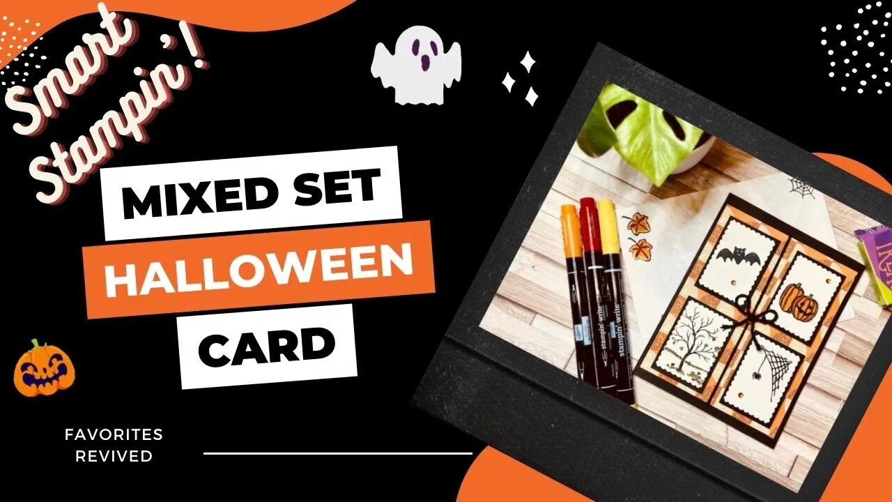 An Adorable Halloween Card Everyone Will Love! #stampinup #diycards #diyhalloweencard