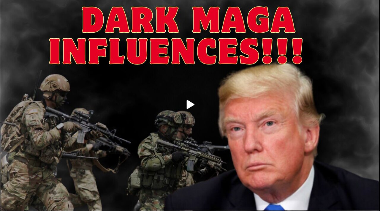 Breaking News! Dark Maga Influences! Trump To Receive Special Operations Forces For His Security!