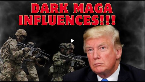 Breaking News! Dark Maga Influences! Trump To Receive Special Operations Forces For His Security!