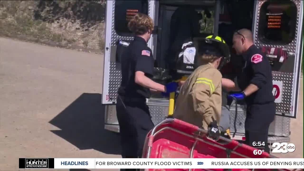 2 people rescued from cliff near San Diego by firefighters