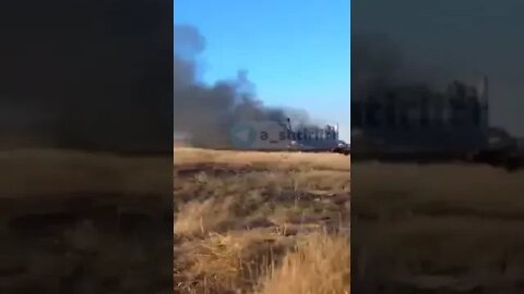 a local resident's video showed destroyed launchers of the Russian S 300 air defense system
