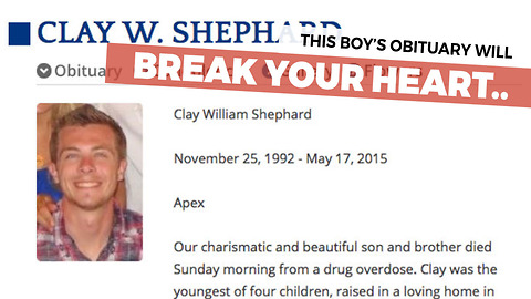 This 22-Year-Old's Obituary Will Break Your Heart