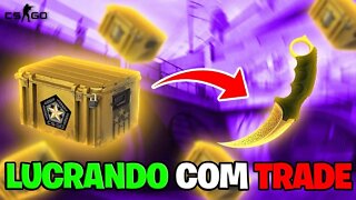 Como LUCRAR com TRADES no CS:GO mesmo tendo POUCO DINHEIRO!