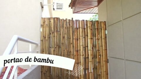 portao de bambu