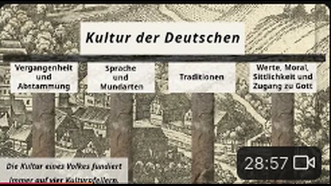 Wiederherstellung der Kulturpfeiler der Deutschen 03.01.2024!