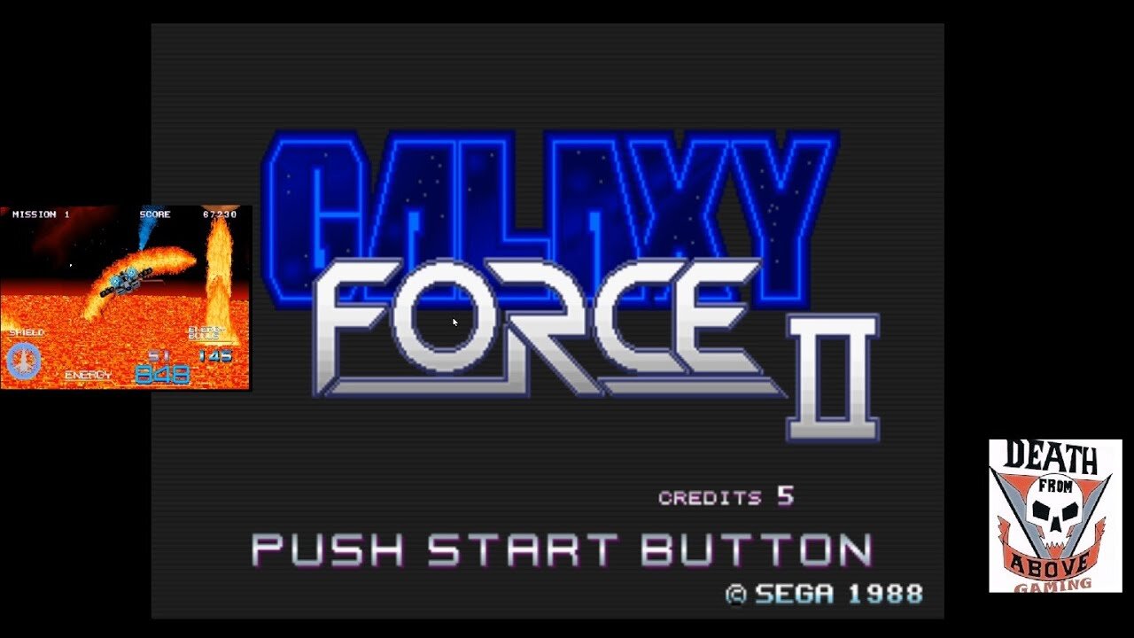 Sega Galaxy Force II - 1988 Arcade Game - Retro Gaming SEGA Classics GamePlay