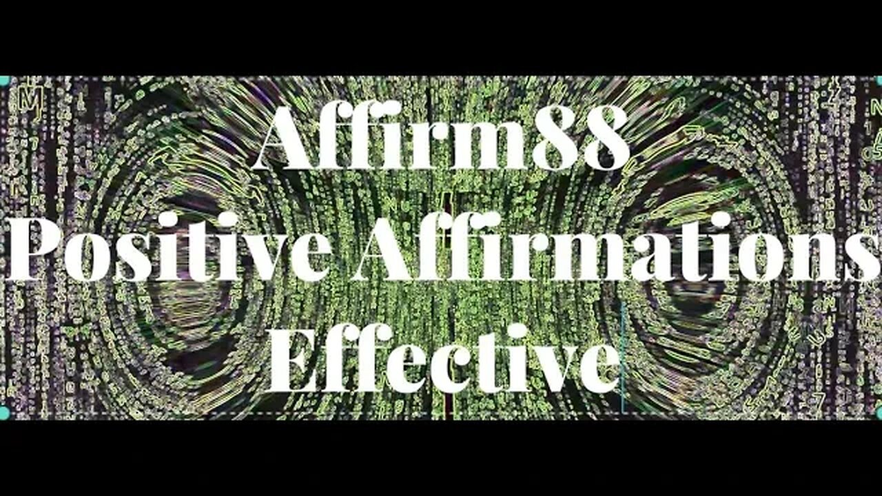 Effective - Positive Affirmations - Manifest Law of Attraction