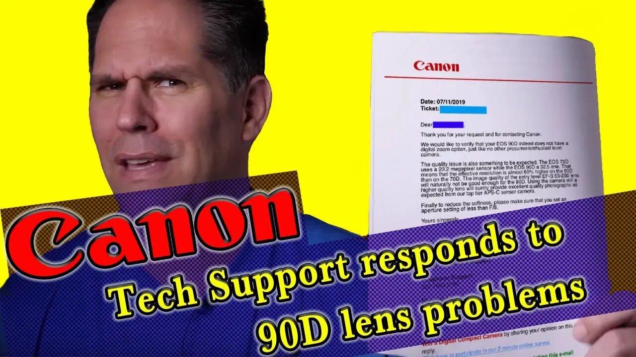 Canon Responds To 90D Lens Problems