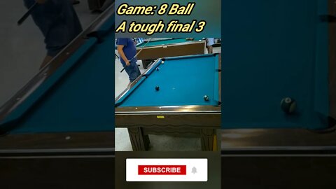 a tough final 3 #8ballpool #shorts