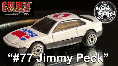 “#77 Jimmy Peck” in White/Pepsi Livery.- Model by Golden Wheel