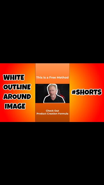 How To Put A White Outline Around Someone In An Image #Shorts