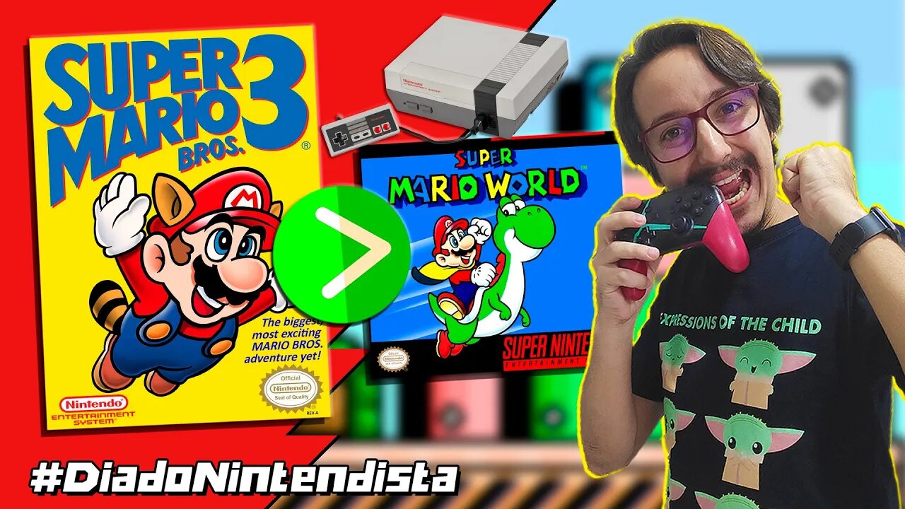 Mario 3 é MELHOR que Mario World! Uma História NINTENDO! #DiaDoNintendista