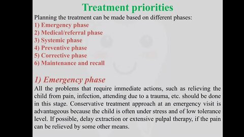 Pedodontics L3 (Part2) & L4 (Part1) (Examination of the Mouth & Treatment)