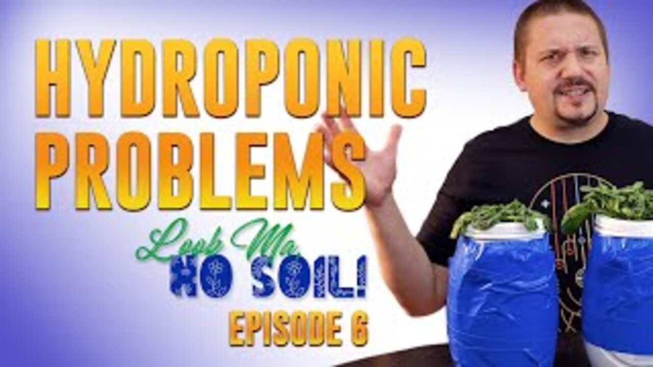 HYDROPONIC PROBLEMS! What can go WRONG!?. Look Ma, No Soil - Episode 6 - Grow food indoors