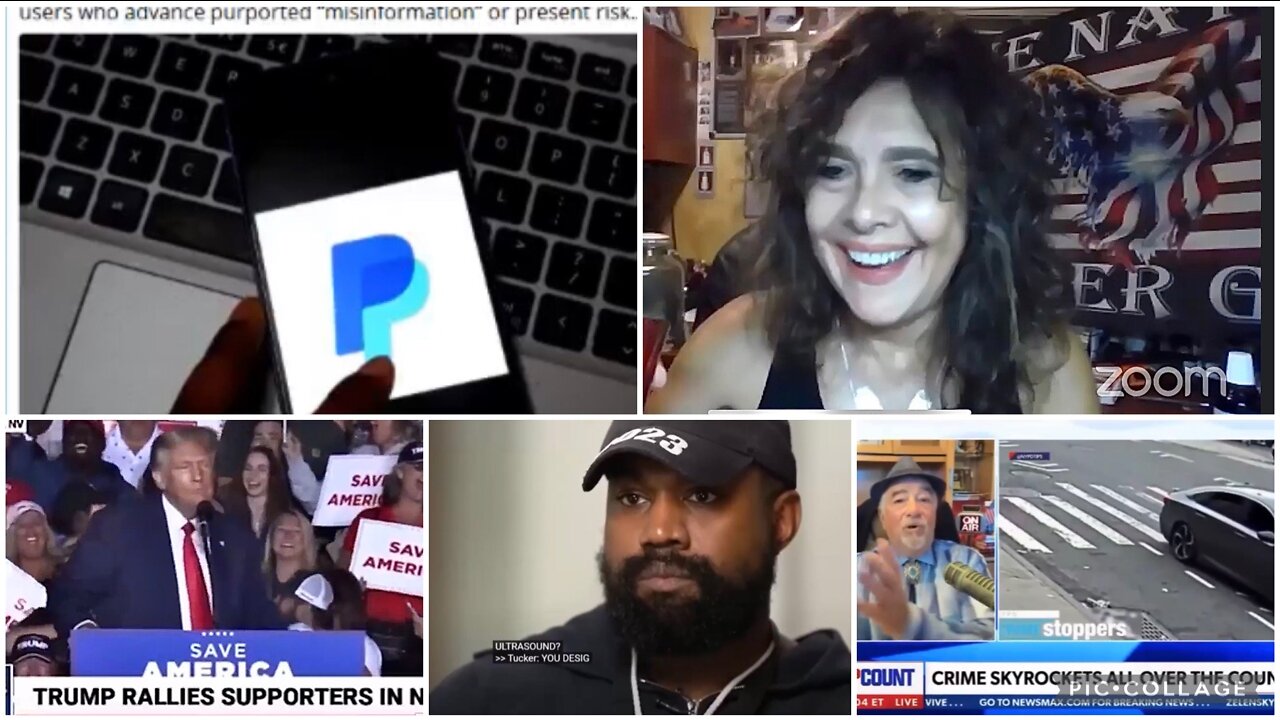 10/8/2022 FB wiped Live 2X Midstream! Pay Pal to Take $2500 for Disinfo,Trump Comms,Kanye.Q Proofs