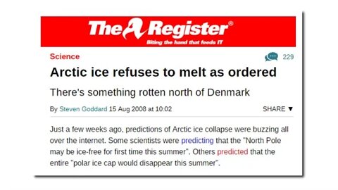 Arctic Still Refuses To Melt As Ordered