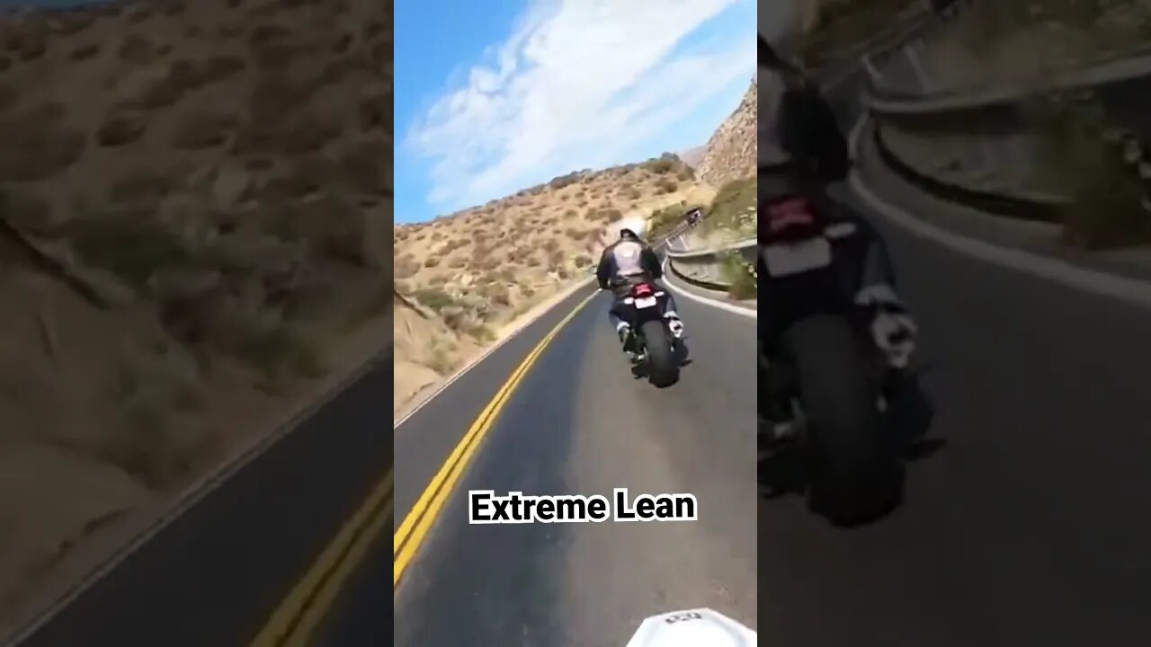 Extreme Lean Angle On The Public Road