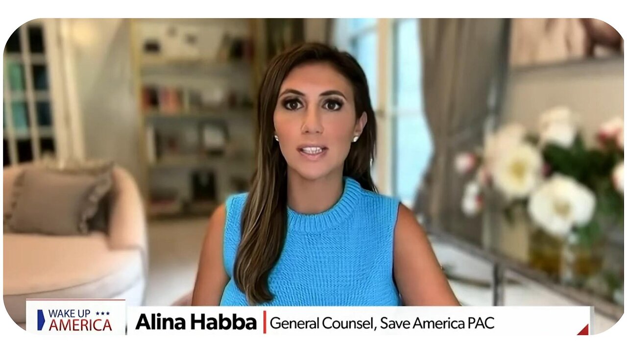 Alina Habba, Donald J. Trump's lawyer. Enough said. 8/16/2023