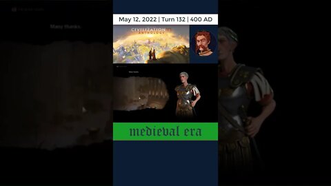 #oneturnadaychallenge #civ6 – Turn 132 - ROME! #shorts