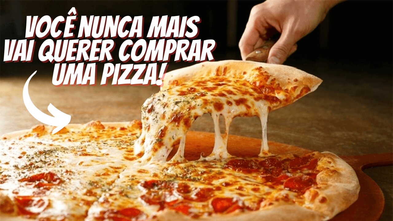 Receita revela você nunca comeu uma pizza igual a esse