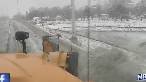 Plow drivers warn people to stay back and stay alive
