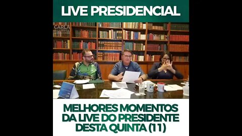 LIVE PRESIDENCIAL do dia 11/02/21 - RESUMÃO com os Melhores Momentos