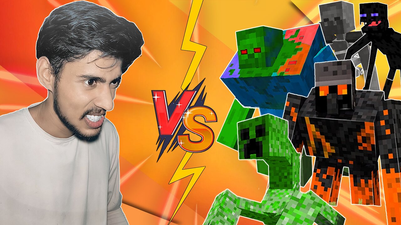 Mutant Zombie vs Me Battle In Minecraft @Mrdestroyer91