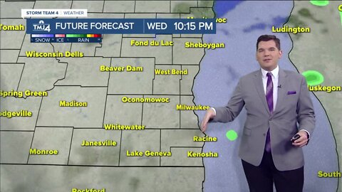 Becoming mostly sunny Wednesday as wintry mix exits