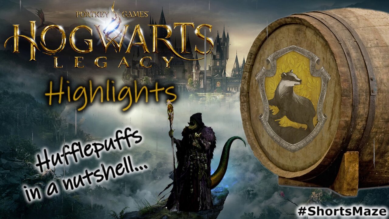 Hogwarts Legacy #Shorts - Highlights 003 - Hufflepuffs in a nutshell...