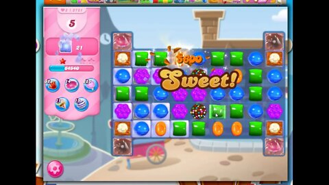 Candy Crush Level 2721 Audio Talkthrough, 2 Stars 0 Boosters